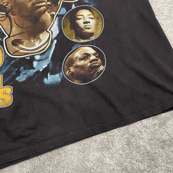 Vintage Chicago Bulls Rap Tee XXL T Shirt NBA Championship Jordan Pippen Rodman - Picture 8 of 16